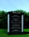 2 CRYPT STACKED WITH FLUTED COLUMNS<br />
52” x 108" x 66"<br />
Shown in Dark Cloud Grey 2 CRYPT STACKED WITH FLUTED COLUMNS<br />
52” x 108" x 66"<br />
Shown in Dark Cloud Grey