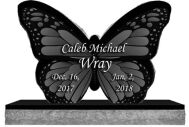 BUTTERFLY<br />
Shown in Premium Jet Black with laser etching